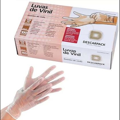 Imagem de Luvas De Procedimentos Descarpack Vinil M Com Pó 100und
