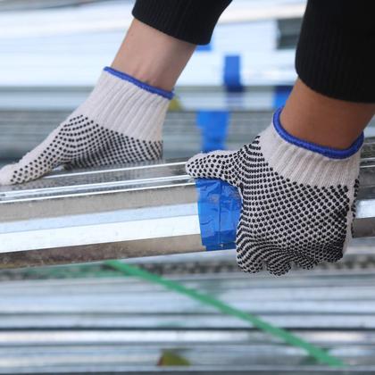 Imagem de Luvas de proteção Evridwear String Knit com dois pontos laterais L