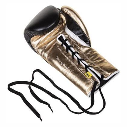 Imagem de Luvas de Treino Boxe Everlast Powerlock com Amarração Preto