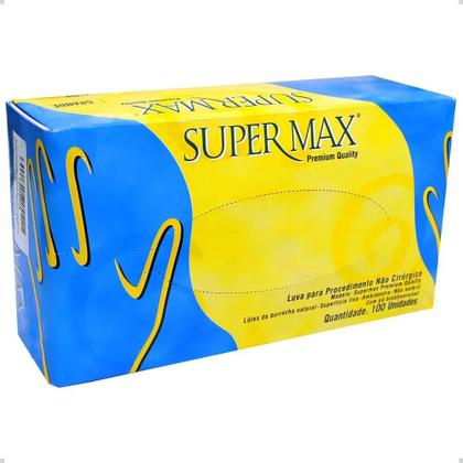 Imagem de Luvas Descartáveis Supermax Premium Quality Procedimento Cor