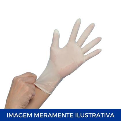 Imagem de Luvas Descartáveis Talge Tamanho M Látex C Pó 500 Unidades