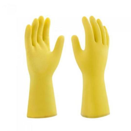 Imagem de Luvas Multiuso Forradas em Algodão Média Amarelo