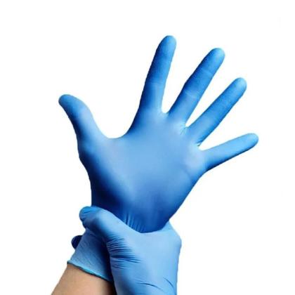 Imagem de Luvas Nitrílicas Procedimento Medix Caixa C/100 Azul