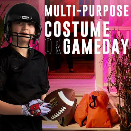 Imagem de Luvas para receptores de futebol Franklin Sports Tampa Bay Buccaneers Youth NFL