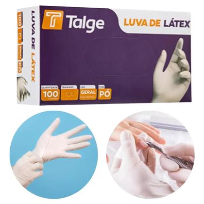 Imagem de Luvas proced látex c pó talge 100un