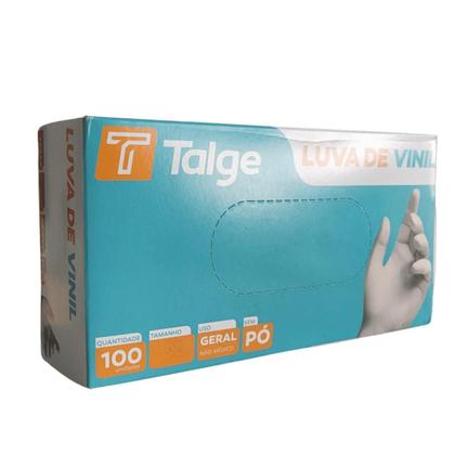 Imagem de Luvas proced vinil s pó talge transp 100un - master c 10