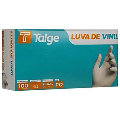 Imagem de Luvas proced vinil s pó talge transp 100un - master c 10