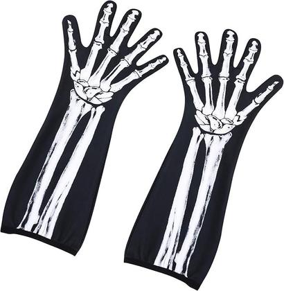 Imagem de Luvas Skeleton WTACTFUL, dedo inteiro, comprimento do braço