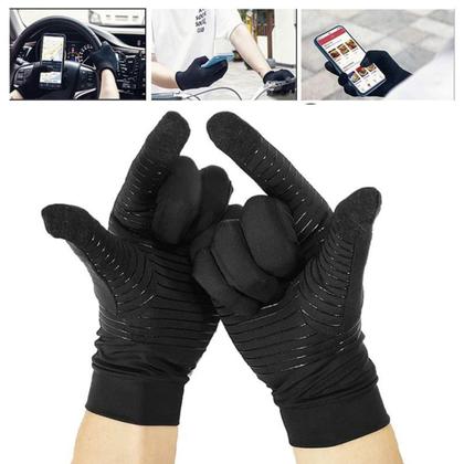 Imagem de Luvas Touch Térmica para frio e hiperidrose anti suor para uso doméstico teclado notebook atividades lazer