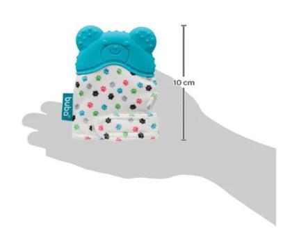 Imagem de Luvinha p Bebe com Mordedor de silicone Ursinho - Buba