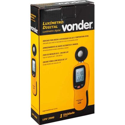 Imagem de Luxímetro Digital LDV 2000, Vonder OstenVonder