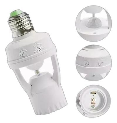 Imagem de Luz Automática Residencial: Soquete Sensor Presença Em