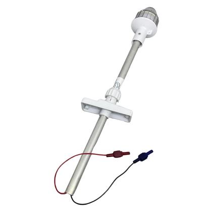 Imagem de Luz Circular Lente Branca C/Haste 40Cm Retratil Led Base