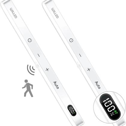 Imagem de Luz De Armário Com Sensor De Movimento Recarregável 60 LED Barra Táctil Sem Fio Luz Noturna