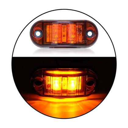 Imagem de Luz de Cortesia Carreta Rodoviária LED Âmbar 12v 24v