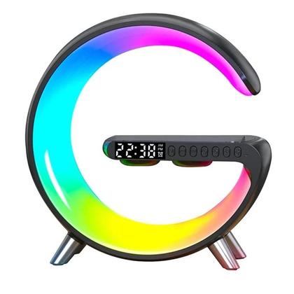 Imagem de Luz De Despertar LED Inteligente RGB, Luz Noturna, Alto-falante Bluetooth, Carregador Sem Fio De