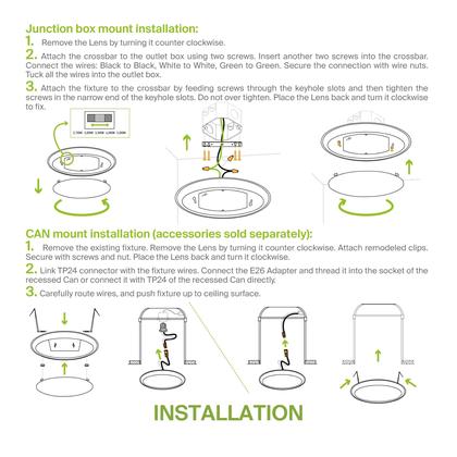 Imagem de Luz de disco LED ASD 6" 15W regulável 5CCT CRI90+