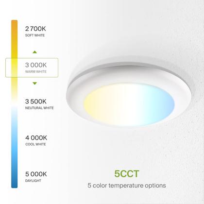 Imagem de Luz de disco LED ASD 6" 15W regulável 5CCT CRI90+