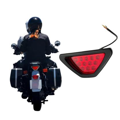 Imagem de Luz De Freio Brake Light Triangular F1 Universal Moto Strobo