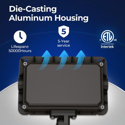 Imagem de Luz de inundação LED CINOTON Dusk to Dawn 50W 7000LM IP65 5000K