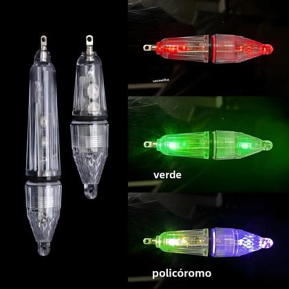 Imagem de Luz De Isca LED Piscante Subaquática Dispositivo De Pesca Luminosa Com Ambas as Extremidades