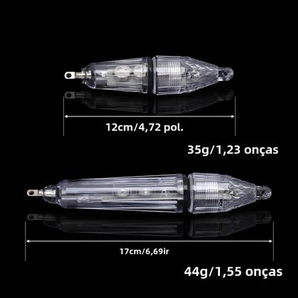 Imagem de Luz De Isca LED Piscante Subaquática Dispositivo De Pesca Luminosa Com Ambas as Extremidades