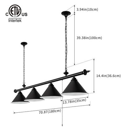 Imagem de Luz de mesa de bilhar Mirrea 180 cm com interruptor de corrente