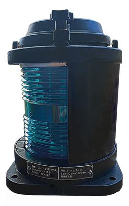 Imagem de Luz De Navegação Boreste Verde 112,5 Corpo em ABS Preto 12/24v