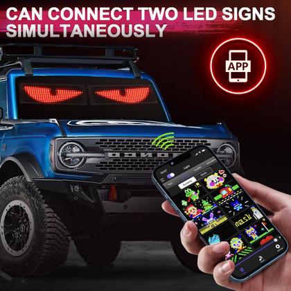 Imagem de Luz de olhos LED para carro Rayhome Synchronize Full Color