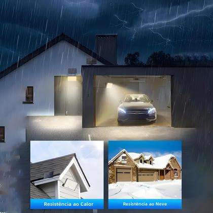 Imagem de Luz De Parede Solar À Prova d'Água Com Sensor De Movimento 234/172 LED Iluminação Externa 3 Modos