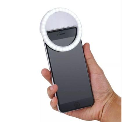 Imagem de Luz De Selfie Ring Light Clipe Anel Led Flash Usb Celular