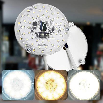 Imagem de Luz De Teto LED Redonda De 15W 18W 24W, Módulo Circular Substituível AC 110V 220V