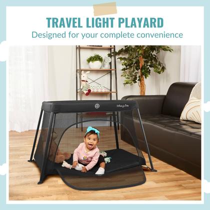 Imagem de Luz de Viagem Playard Dream On Me com Porta de Malha com Zíper