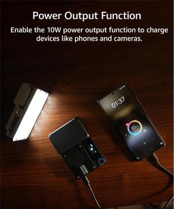 Imagem de Luz de Vídeo Amaran Ace 25x - LED Recarregável Bicolor 25W