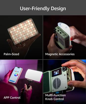 Imagem de Luz de Vídeo Amaran Ace 25x - LED Recarregável Bicolor 25W