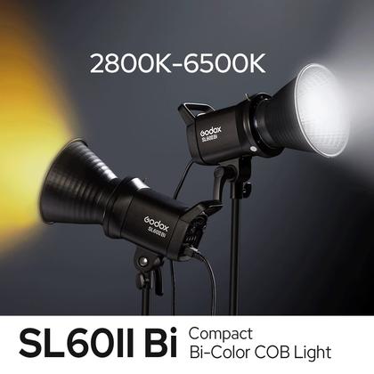 Imagem de Luz de vídeo LED Godox SL60iibi bicolor 75W 2800K-6500K