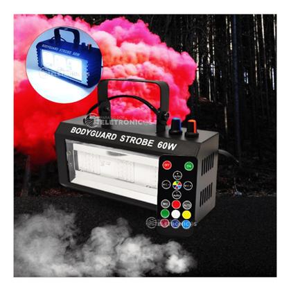 Imagem de Luz Flash Strobo 60W Controle Sensor Rítmico Festa DJ Balada Discoteca - 1948813
