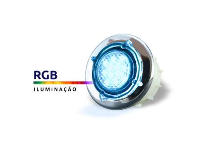 Imagem de Luz Led Banheira Spot Em Abs P/ Cromoterapia Sinapse