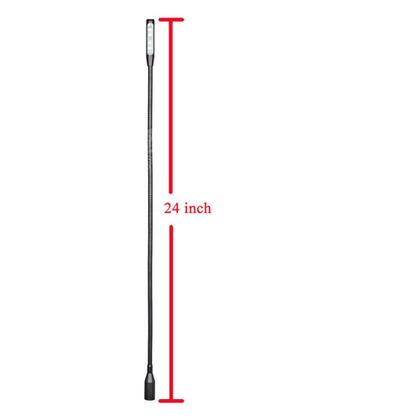 Imagem de Luz LED Gooseneck JXRYWF XLR de 3 pinos e 24 polegadas para DJ de estúdio