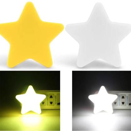 Imagem de Luz Led Noturna De Quarto Infantil Bebê Estrela De Tomada