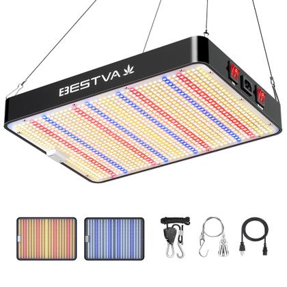 Imagem de Luz LED para cultivo BESTVA 2024 DC2000 200W de espectro completo