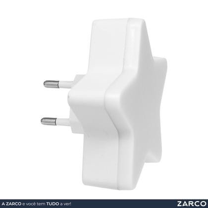 Imagem de Luz Noturna Estrela LED BUBA com Sensor Automático BIVOLT e Iluminação Suave para Bebê