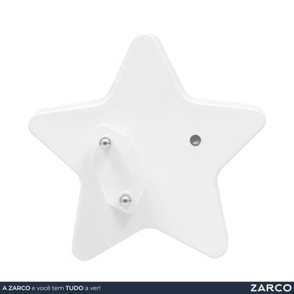 Imagem de Luz Noturna Estrela LED BUBA com Sensor Automático BIVOLT e Iluminação Suave para Bebê