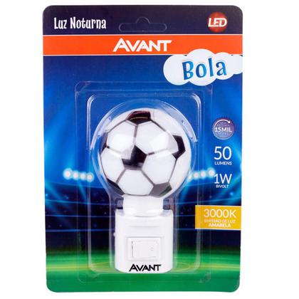 Imagem de Luz Noturna Led Bola 1W Avant Amarela