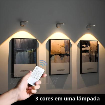 Imagem de Luz Noturna LED Com Sensor De Movimento Sem Fio USB Para Cozinha Quarto Sala De Estar Luminária De