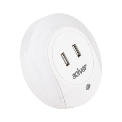 Imagem de Luz Noturna LED com USB Solver SLM-205