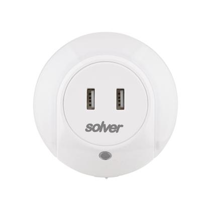 Imagem de Luz Noturna LED com USB Solver SLM-205