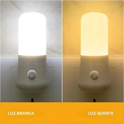 Imagem de Luz Noturna LED Para Quarto De Bebê, Plugue EU/US, Interruptor De Botão, Lâmpada De Tomada De