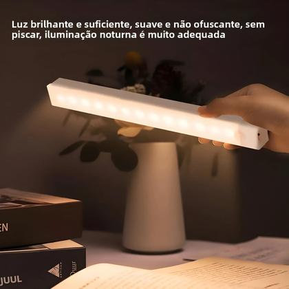 Imagem de Luz Noturna LED Recarregável Por USB Com Sensor De Movimento, Luz Indutiva Portátil Para Armário,