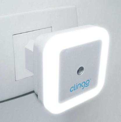 Imagem de Luz Noturna Luminária Led C/ Sensor Automático Bivolt Clingo